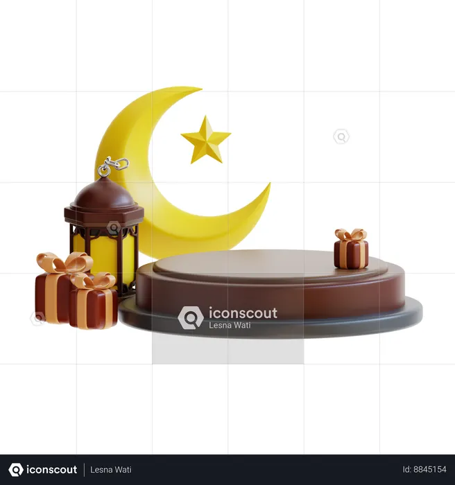 Eid pódio  3D Icon