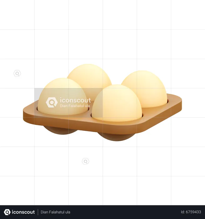 Eier  3D Icon