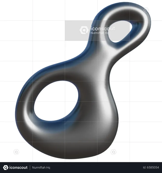 Eight Abstract Shape  3D Icon