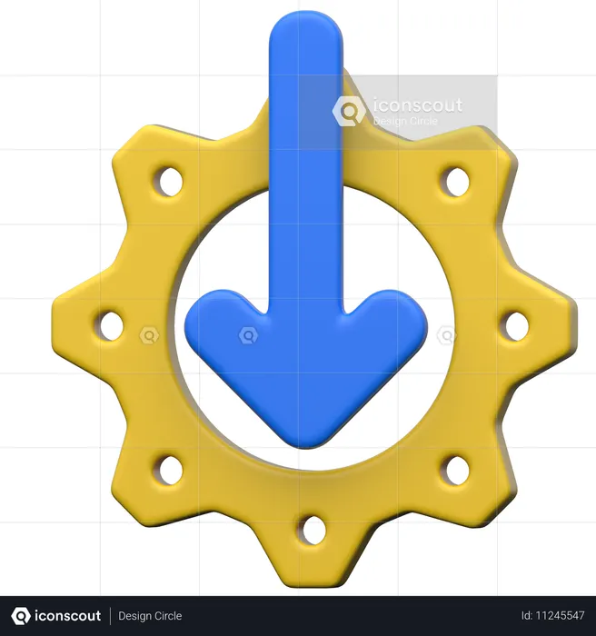 Eingänge  3D Icon