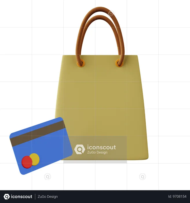 Einkaufstasche  3D Icon