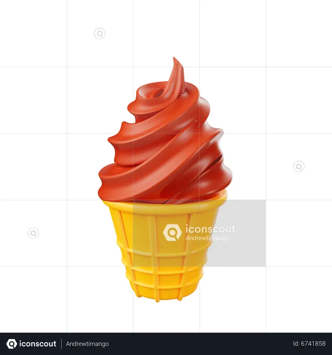 Eisbecher  3D Icon