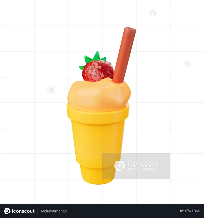 Eisbecher  3D Icon