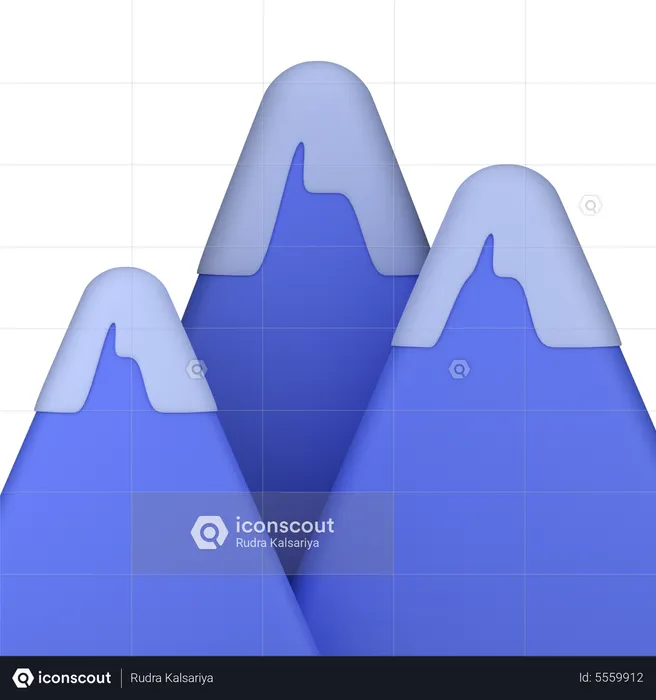 Eisberg  3D Icon