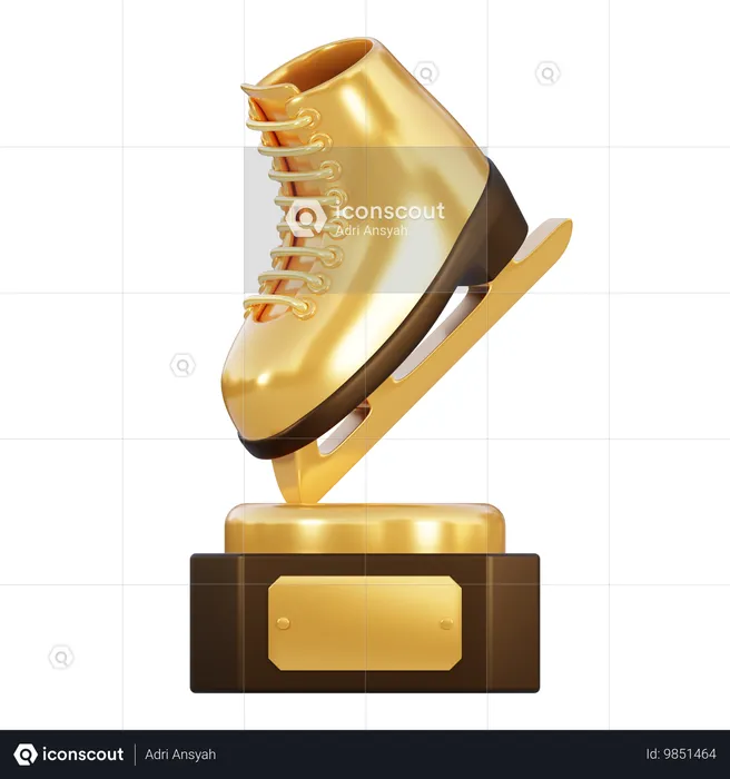 Eiskunstlauf-Pokal  3D Icon