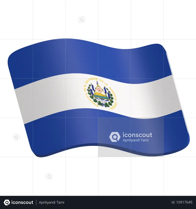 El Salvador  3D Icon