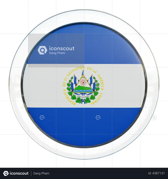 El-Salvador-Flaggenglas Flag 3D Flag