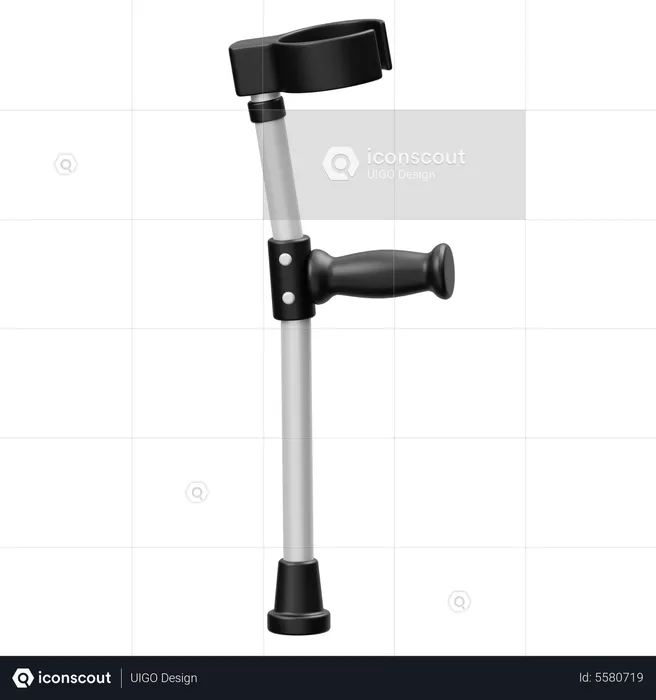 Elbow Crutch  3D Icon