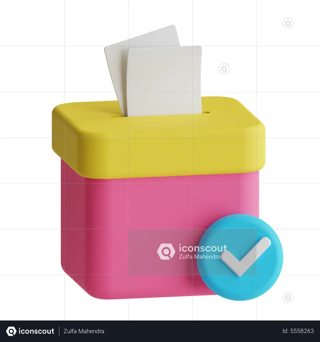 Elections  3D Icon