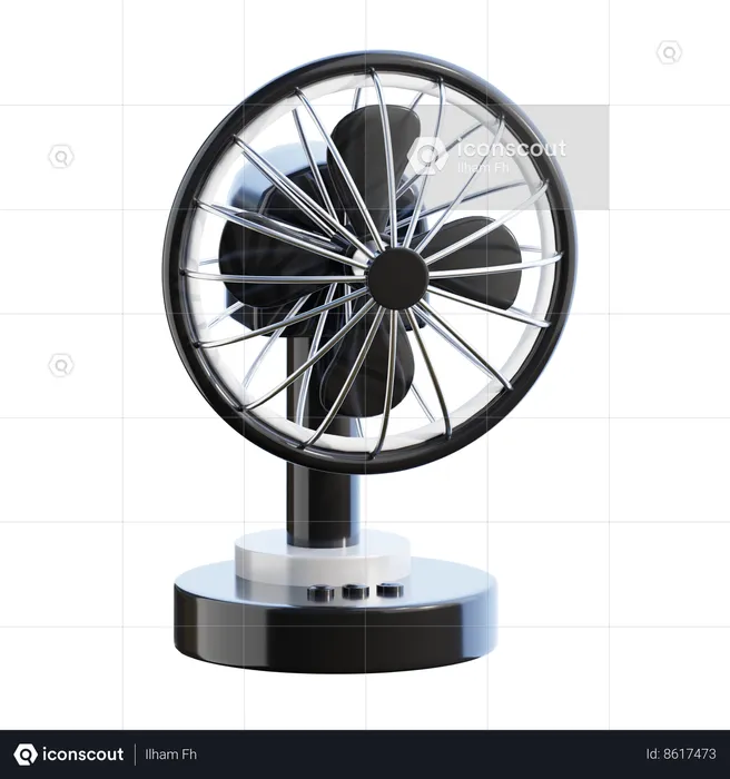 Electric Fan  3D Icon