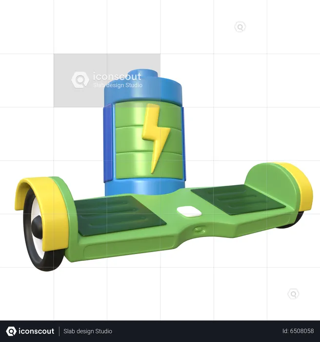 Electric Hoverboard  3D Icon
