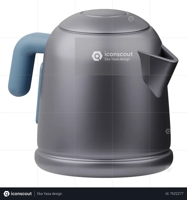 Electric Kettle  3D Icon