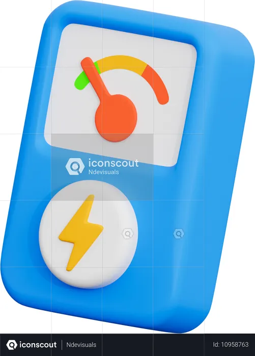 Electric_Meter  3D Icon