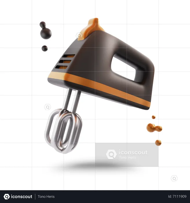 Electric Mixer  3D Icon