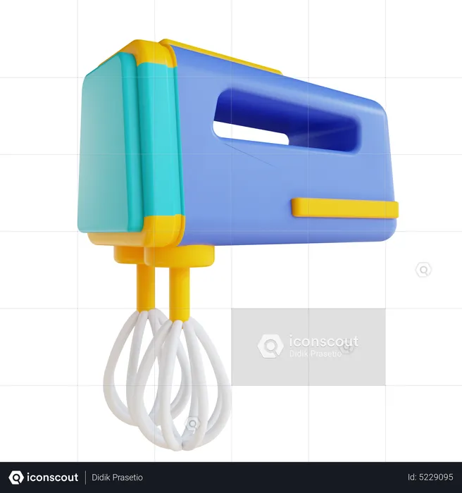 Electric Mixer  3D Icon