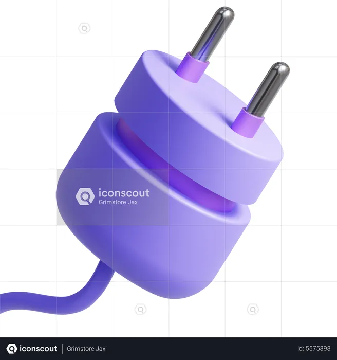 Electric Plug  3D Icon