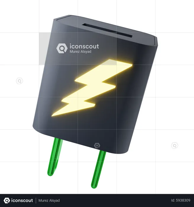 Electric Plug  3D Icon