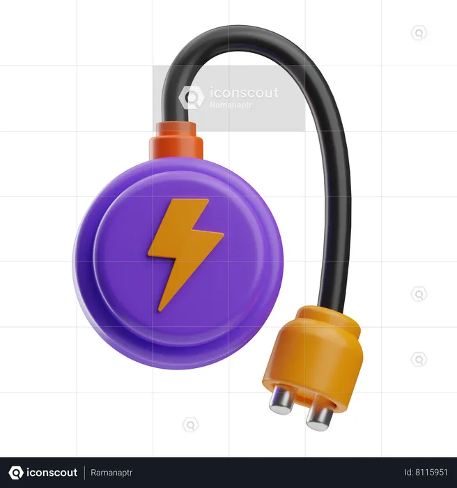 Electric Service  3D Icon