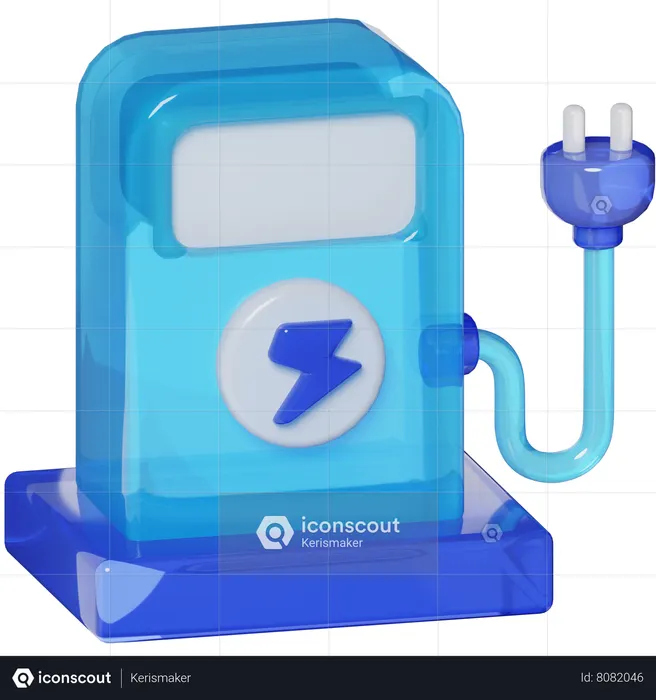 Electric Station  3D Icon