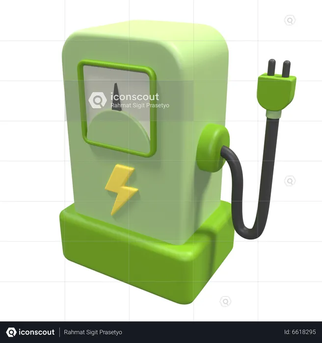 Electric Station  3D Icon