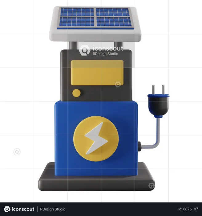 Electric Station  3D Icon