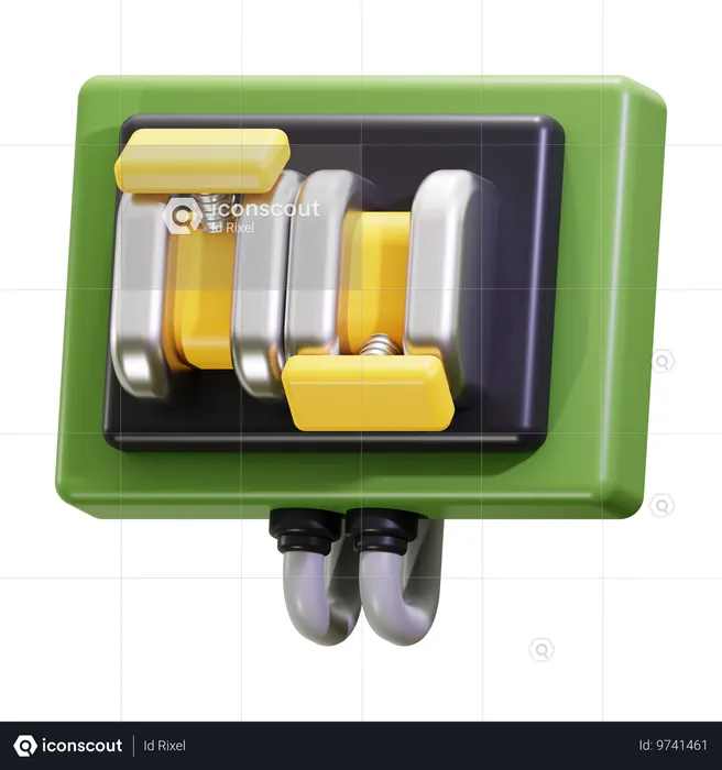 Electric Switch  3D Icon