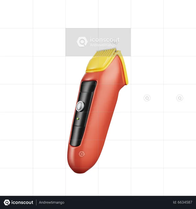 Electric Trimmer  3D Icon