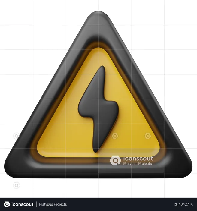 Electrical Danger  3D Illustration