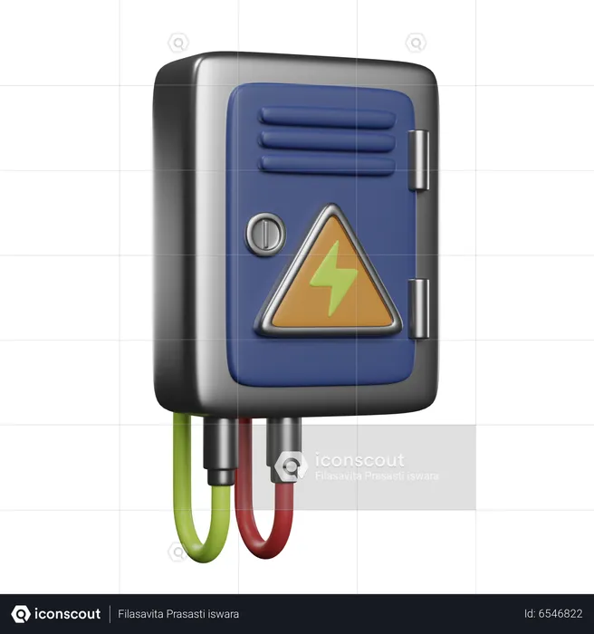 Electrical Panel  3D Icon