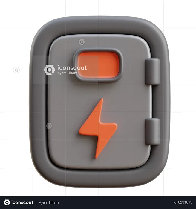 Electrical Panel Box  3D Icon