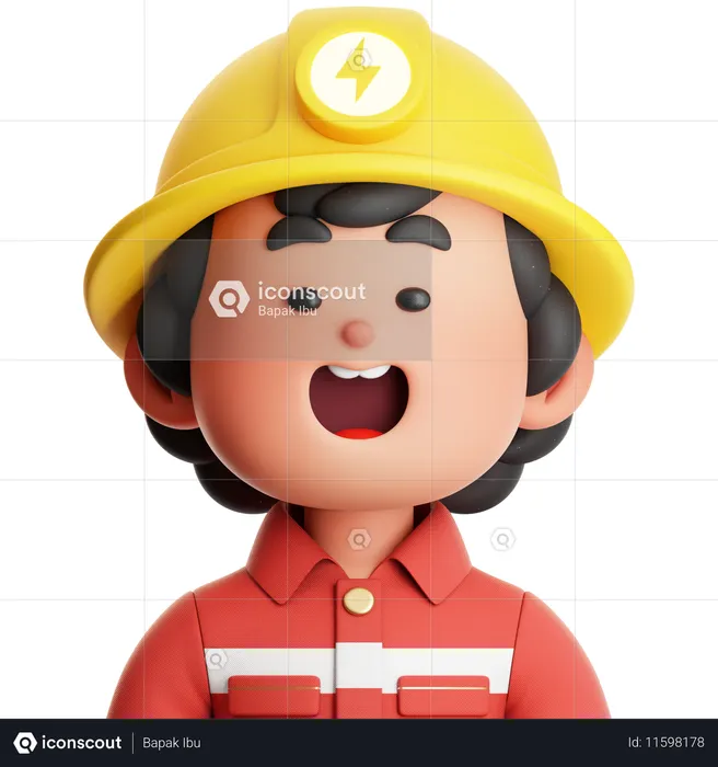 Electrician  3D Icon