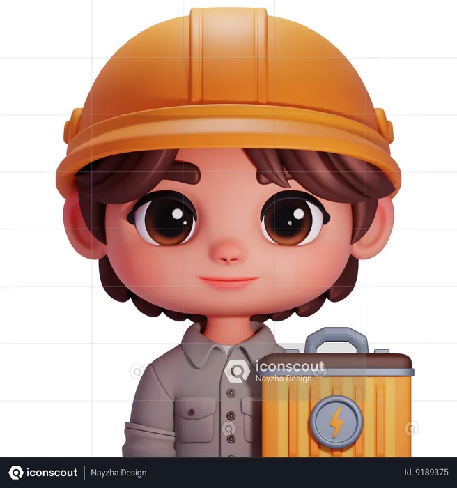 Electrician  3D Icon