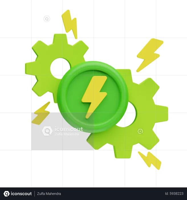 Électrique  3D Icon