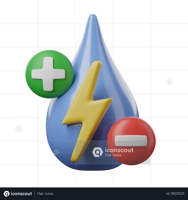 Electrolytes  3D Icon