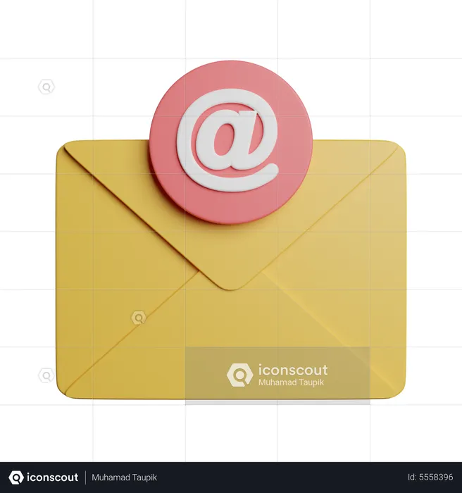 Electronic Mail  3D Icon