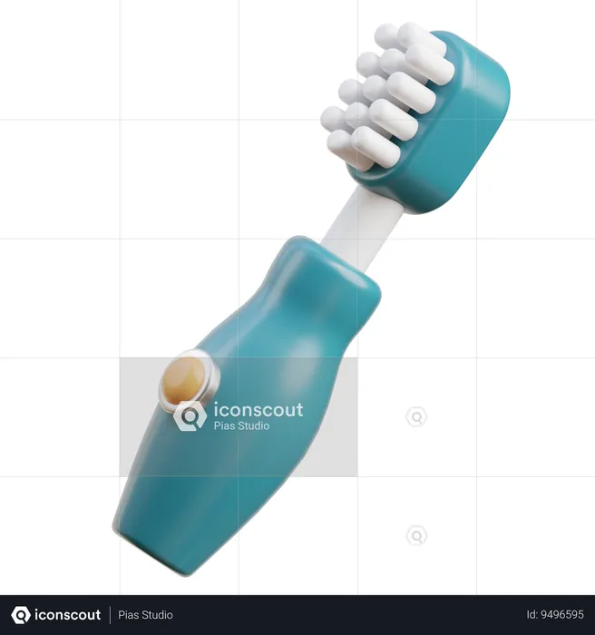 Electronic Toothbrush  3D Icon
