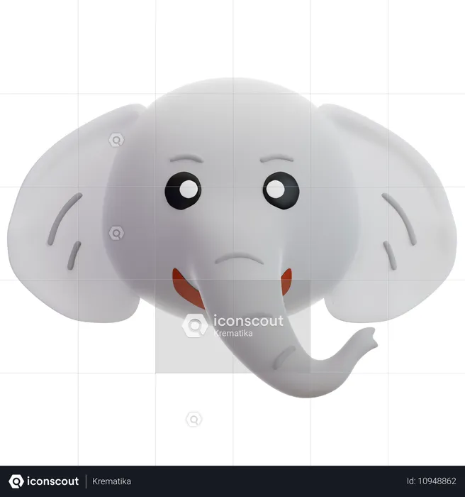 Elefant  3D Icon