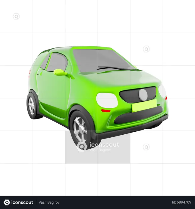 Elektroauto  3D Icon