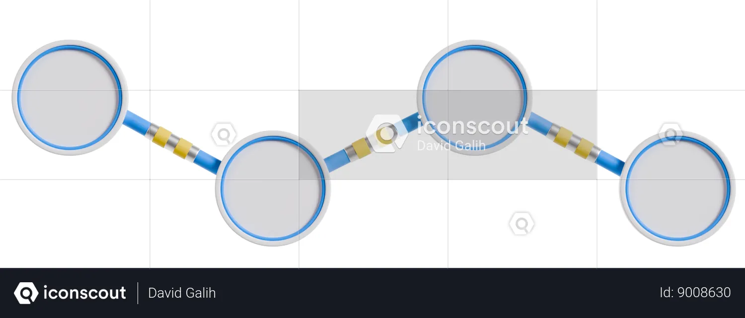 Elemento infográfico  3D Icon