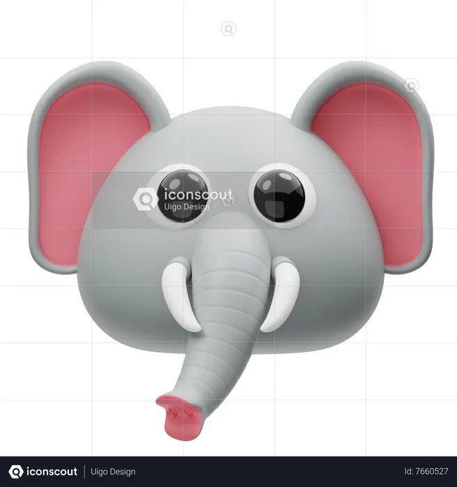 Elephant  3D Icon