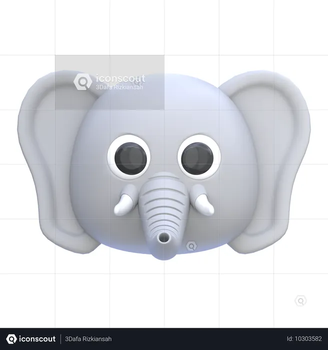 Elephant  3D Icon