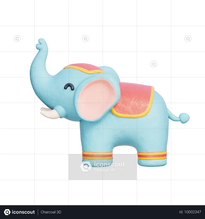 Elephant  3D Icon