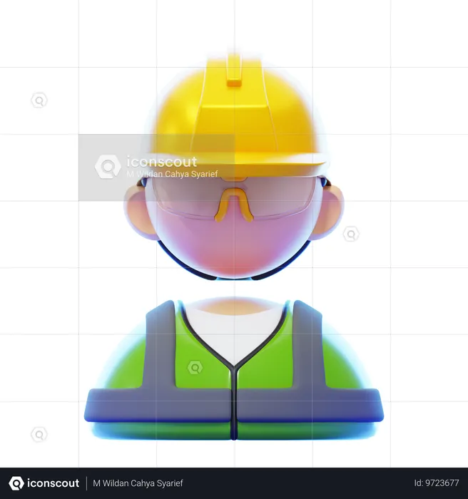 Eletricista  3D Icon