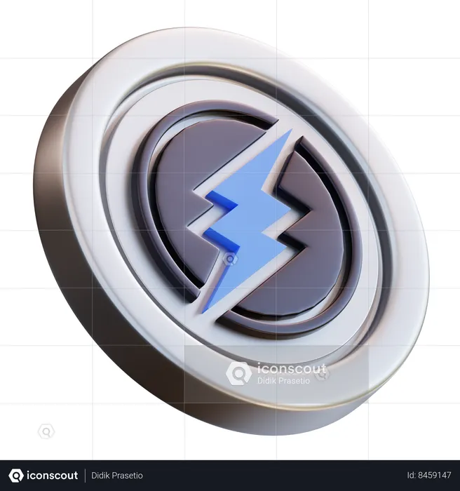 Elétron  3D Icon