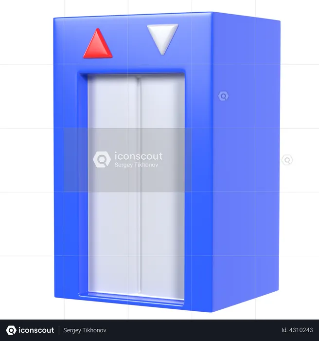 Elevator  3D Illustration