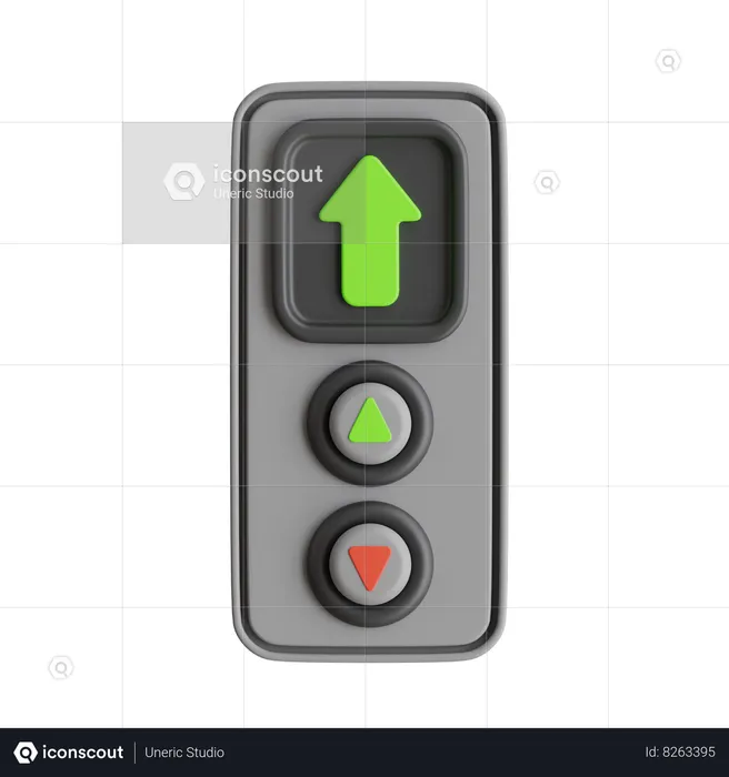 Elevator Buttons  3D Icon