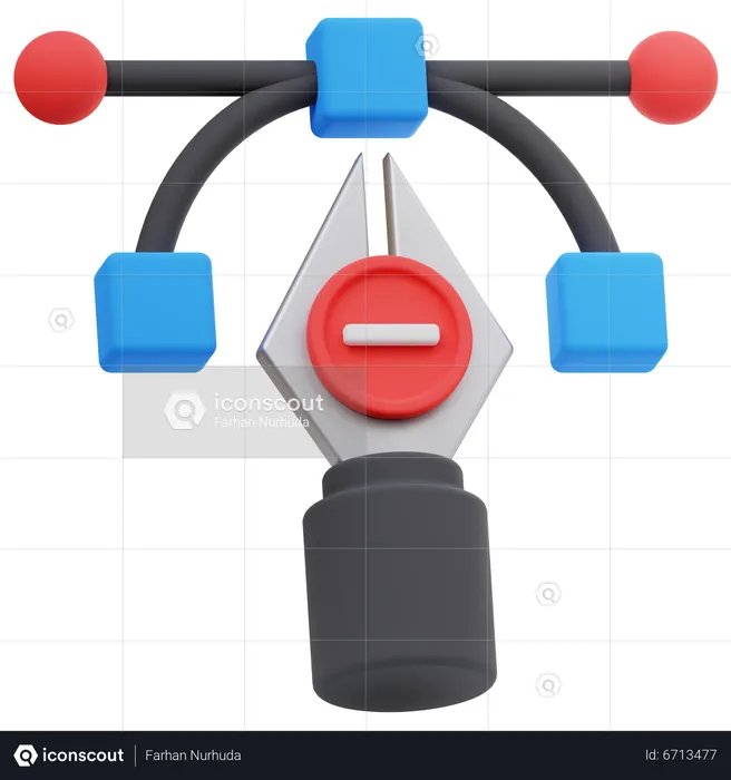 Quitar el punto de anclaje  3D Icon