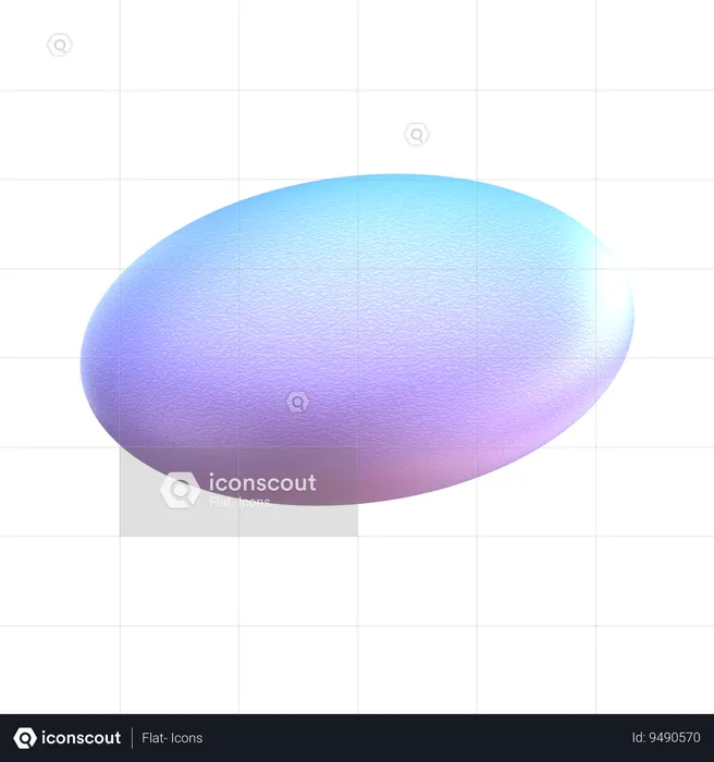 Elipsoide  3D Icon