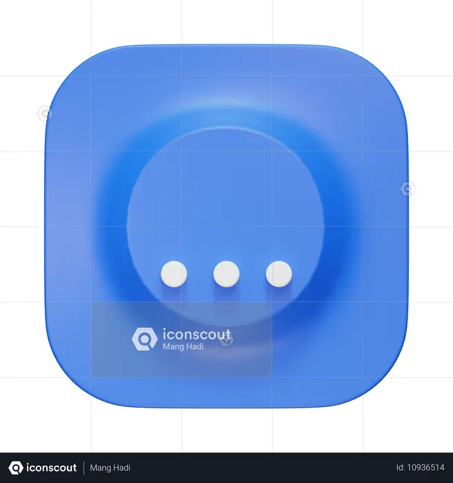 Ellipsis  3D Icon