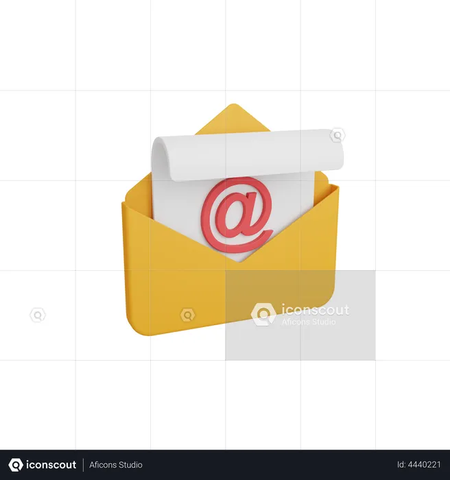 E-mail  3D Illustration